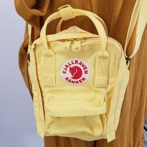 Fjällräven Kånken Yellow Mini Backpack Unisex Women 23797 Kanken Sling Crossbody